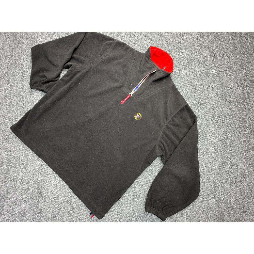 Vintage Gant Rugger Fleece 1/4 Zip Golf Pullover HONG KONG